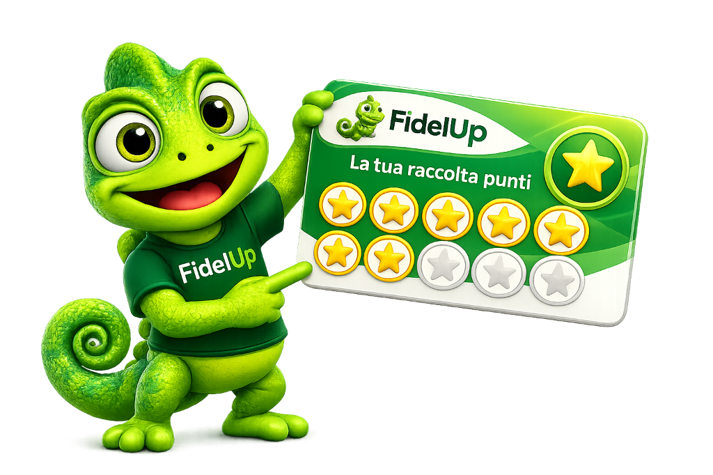 Nino con la raccolta punti